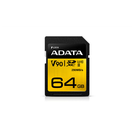 ADATA | Premier ONE | UHS-II U3 | 64 GB | SDXC | Flash memory class 10