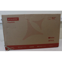 SALE OUT. Allview 32iPlay6000-H | 32" (81 cm) | Smart TV | VIDAA | HD | Black | DAMAGED PACKAGING,SCRATCHED ON HTE FRAME | Allvi