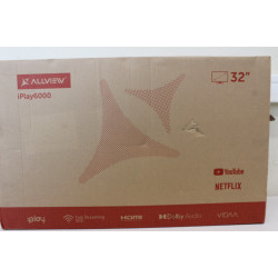 SALE OUT. Allview 32iPlay6000-H | 32" (81 cm) | Smart TV | VIDAA | HD | Black | DAMAGED PACKAGING,SCRATCHED ON HTE FRAME | Allvi