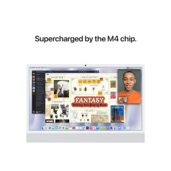 Apple iMac 24 4.5K Retina, Apple M4 8C CPU, 8C GPU/16GB/256GB SSD/Silver/INT | Apple