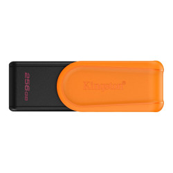 Kingston USB Flash Drive | DataTraveler Exodia S | 256 GB | USB 3.2 Gen 1 | Black/Orange