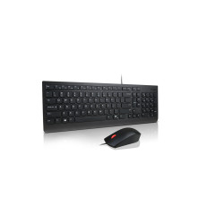 Lenovo Essential Wired Combo Keyboard and Mouse | Keyboard and Mouse Set | Wired | Mouse included | Lithuanian | Black