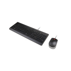 Lenovo Essential Wired Combo Keyboard and Mouse | Keyboard and Mouse Set | Wired | Mouse included | Lithuanian | Black