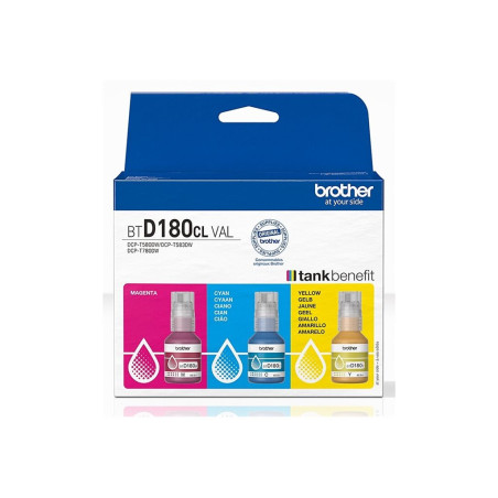 Brother BTD180CL | Ink refill | Yellow, Cyan, Magenta
