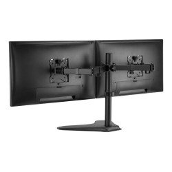 Digitus Desk Mount | DA-90401 | Adjustable Height, Rotate, Swivel | 15-32 " | Maximum weight (capacity) 2x8 kg | Black