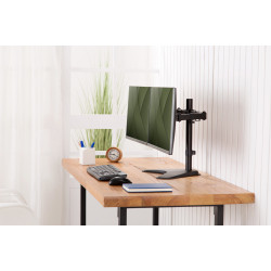 Digitus Desk Mount | DA-90401 | Adjustable Height, Rotate, Swivel | 15-32 " | Maximum weight (capacity) 2x8 kg | Black