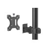 Digitus Desk Mount | DA-90438 | Adjustable Height, Rotate, Tilt, Swivel | 17-32 " | Maximum weight (capacity) 2x8 kg | Black