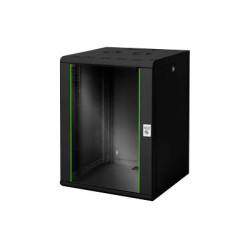Digitus Wall Mounting Cabinet Unique Series | DN-19 16U-6/6-SW | Black | 82 x 60 x 60 cm