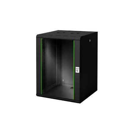 Digitus Wall Mounting Cabinet Unique Series | DN-19 16U-6/6-SW | Black | 82 x 60 x 60 cm