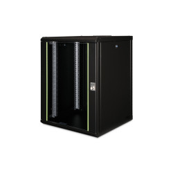 Digitus Wall Mounting Cabinet Unique Series | DN-19 16U-6/6-SW | Black | 82 x 60 x 60 cm