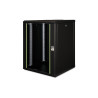 Digitus Wall Mounting Cabinet Unique Series | DN-19 16U-6/6-SW | Black | 82 x 60 x 60 cm