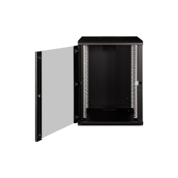 Digitus Wall Mounting Cabinet Unique Series | DN-19 16U-6/6-SW | Black | 82 x 60 x 60 cm