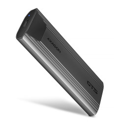 AXAGON USB-C 10Gbps - M.2 NVMe and SATA SSD THIN SCREWLESS box | EEM2-GTS2