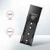 AXAGON USB-C 10Gbps - M.2 NVMe and SATA SSD THIN SCREWLESS box | EEM2-GTS2