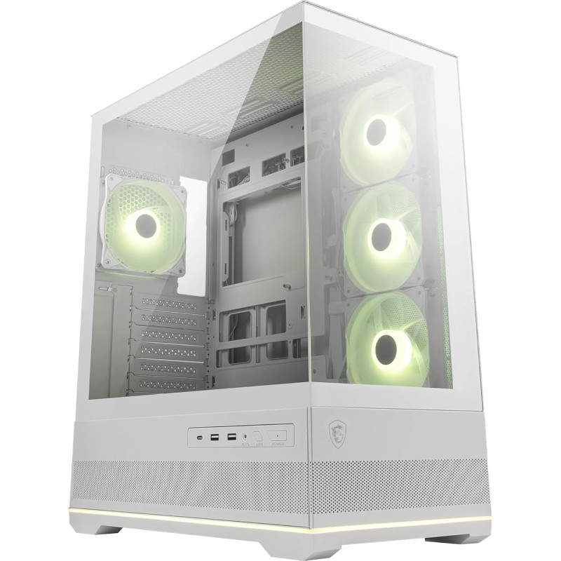 MSI | PC Case | MAG PANO 110R PZ WHITE | White | Mid-Tower | Power supply included No