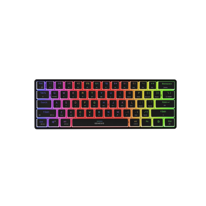 Genesis | THOR 660 G2 | Gaming keyboard | Wireless/Wired | US | Black | 2.4 GHz, Bluetooth, USB | Tactile