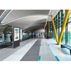 EDBAK Floor stand | IDS09.55 Indoor Public Display Totem | 55 " | Black