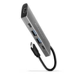 AXAGON Multi-port USB-C 10Gbps hub, 13cm | HMC-5G21
