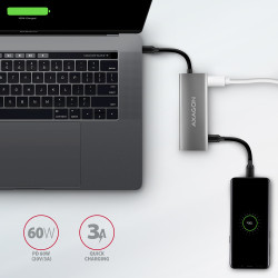 AXAGON Multi-port USB-C 10Gbps hub, 13cm | HMC-5G21