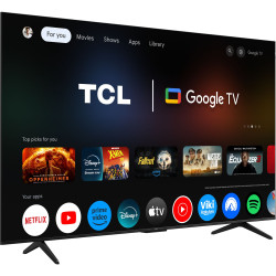 TCL 4K QLED TV | 65T69C | 65 | Smart TV | Google TV | UHD | Black