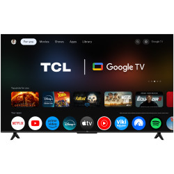 TCL 4K QLED TV | 55T69C | 55 | Smart TV | Google TV | UHD | Black