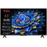 TCL 4K QLED TV | 43T69C | 43 | Smart TV | Google TV | UHD | Black