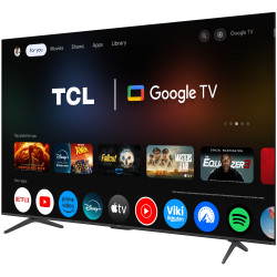 TCL 4K QLED TV | 75T8C | 75 | Smart TV | Google TV | Black