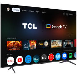TCL 4K QLED TV | 75T8C | 75 | Smart TV | Google TV | Black