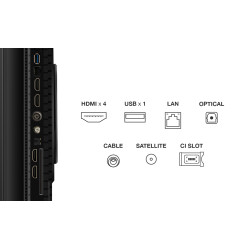 TCL 4K QLED TV | 55T8C | 55 | Smart TV | Google TV | Black