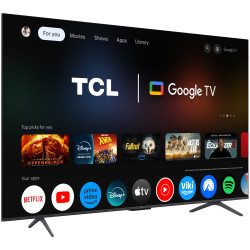 TCL 4K QLED TV | 55T8C | 55 | Smart TV | Google TV | Black