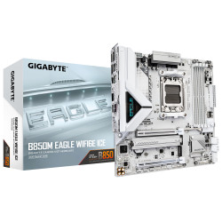 Gigabyte B850M EAGLE WF6E ICE | Processor family AMD | Processor socket AM5 | DDR5 | Supported hard disk drive interfaces SATA, 