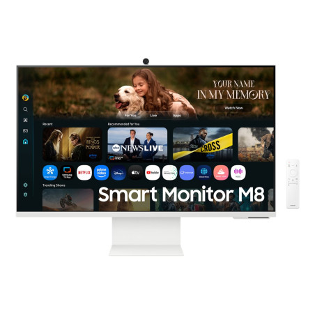 Samsung | LS32FM801UUXDU | 32 " | VA | 16:9 | 60 Hz | 4 ms | 3840 x 2160 pixels | 400 cd/m | HDMI ports quantity 1 | White