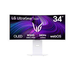 LG | 34GX90SA-W | 34 " | OLED | 21:9 | 240 Hz | 1 ms | 3440 x 1440 pixels | 250 cd/m | HDMI ports quantity 2 | White