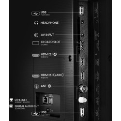 Hisense 4K TV | 85A6Q | 85 | Smart TV | VIDAA | UHD | Black