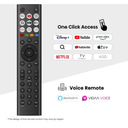 Hisense 4K TV | 85A6Q | 85 | Smart TV | VIDAA | UHD | Black