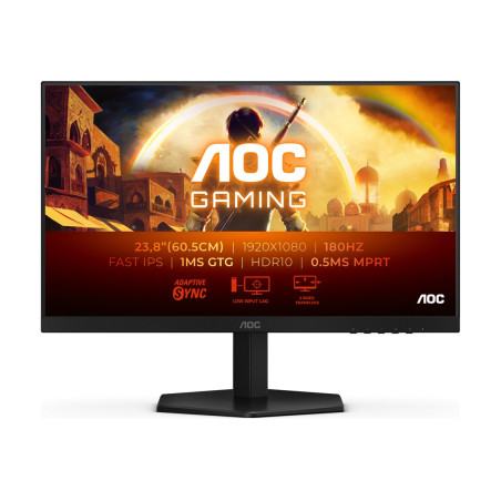 AOC | 24G42E | 24 " | IPS | FHD | 16:9 | 180 Hz | 1 ms | 1920 x 1080 pixels | 300 cd/m | HDMI ports quantity 1 | Black