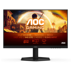 AOC | 24G42E | 24 " | IPS | FHD | 16:9 | 180 Hz | 1 ms | 1920 x 1080 pixels | 300 cd/m | HDMI ports quantity 1 | Black