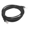 Lanberg Patchcord CAT.5E UTP Fluke Passed | PCU5-10CC-0300-BK | 3 m