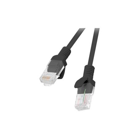 Lanberg Patchcord CAT.6 UTP fluke passed | PCU6-10CC-0025-BK | 0.25 m