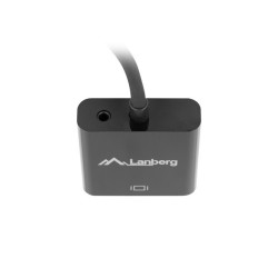 Lanberg HDMI, Mini Jack 3.5 mm, VGA Adapter | AD-0017-BK | 20 m