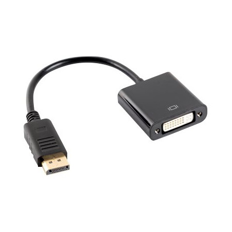 Lanberg Adapter Dual Link DisplayPort 1.2 to DVI-I | AD-0007-BK
