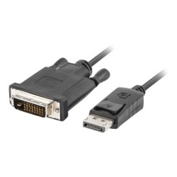 Lanberg Cable | CA-DPDV-10CU-0018-BK | DisplayPort to DVI-D | 1.8 m