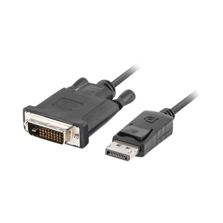 Lanberg Cable | CA-DPDV-10CU-0018-BK | DisplayPort to DVI-D | 1.8 m