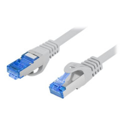 Lanberg Patchcord Cat.6A S/FTP LSZH CCA Fluke Passed | PCF6A-10CC-0050-S | 0.5 m