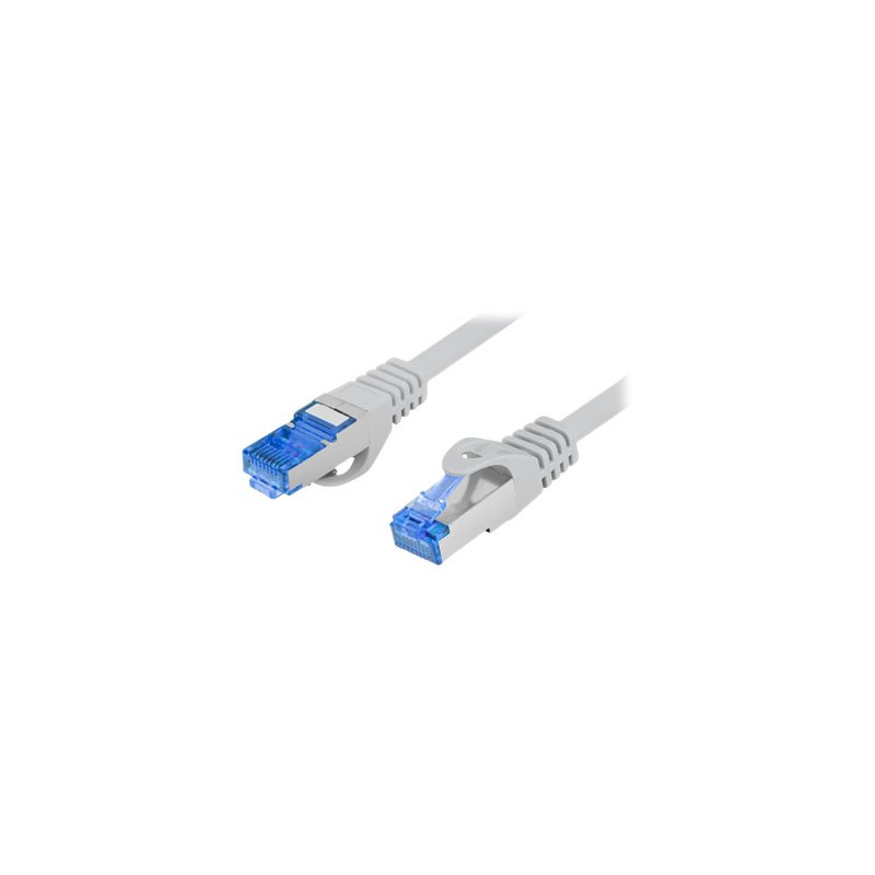 Lanberg Patchcord Cat.6A S/FTP LSZH CCA Fluke Passed | PCF6A-10CC-0050-S | 0.5 m