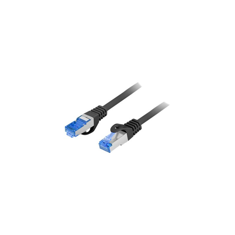 Lanberg Patchcord Cat.6A S/FTP LSZH CCA | PCF6A-10CC-0150-BK | 1.5 m