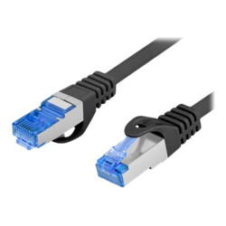 Lanberg Patchcord Cat.6A S/FTP LSZH CCA | PCF6A-10CC-0200-BK | 2 m