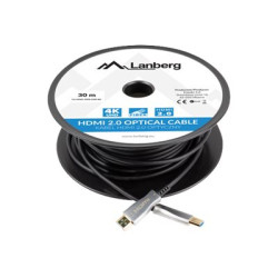 Lanberg HDMI V2.0 Cable | CA-HDMI-20FB-0300-BK | HDMI to HDMI | 30 m