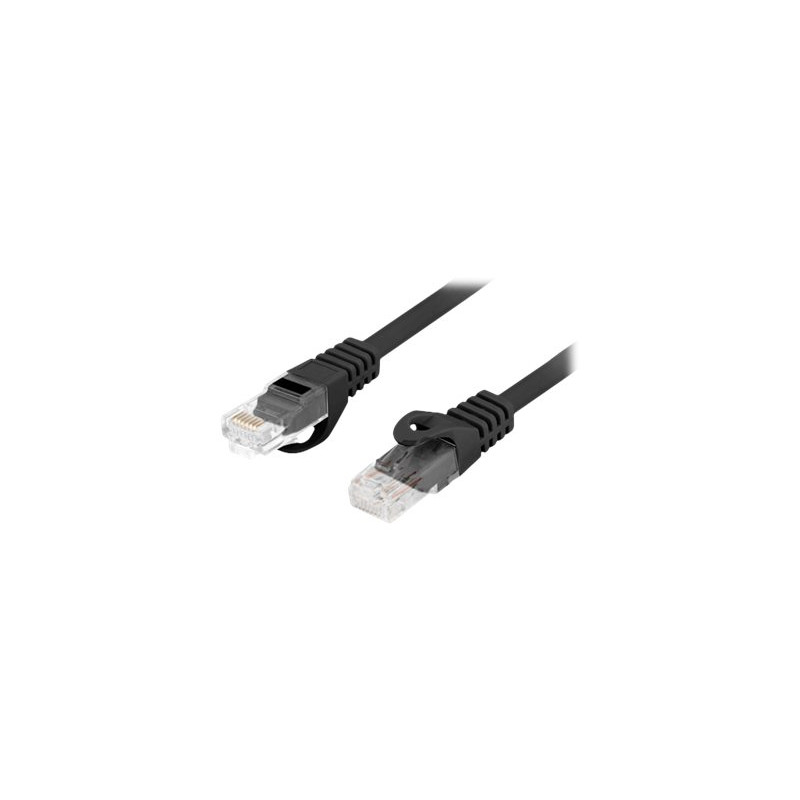 Lanberg Patchcord Cat.6 UTP LSZH CU | PCU6-10CU-0100-BK | 1 m