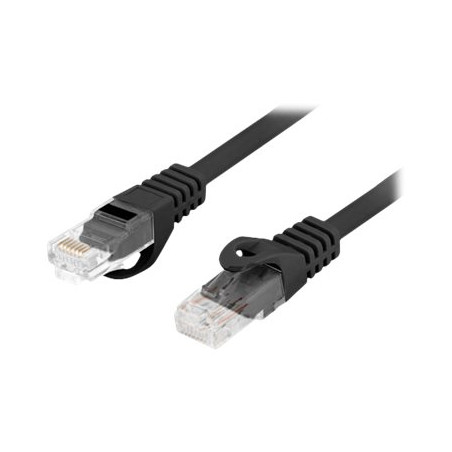 Lanberg Patchcord Cat.6 UTP LSZH CU | PCU6-10CU-0100-BK | 1 m